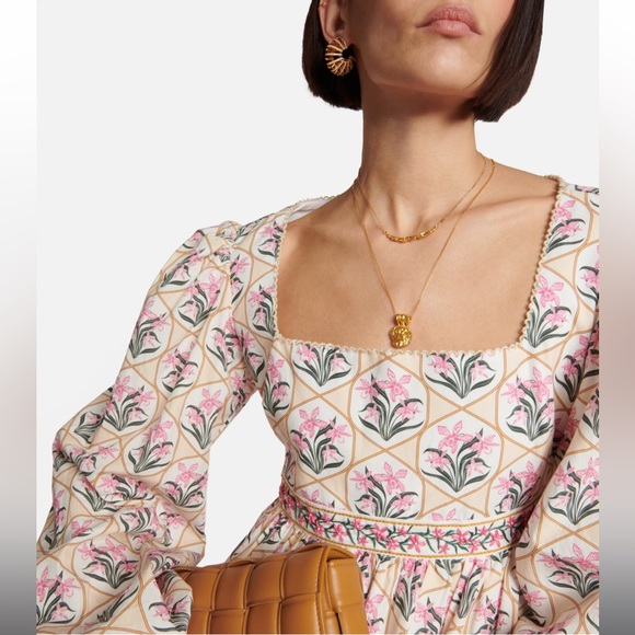 Agua by Agua Bendita Avena Orquidea Poplin Dress - Picture 4 of 5